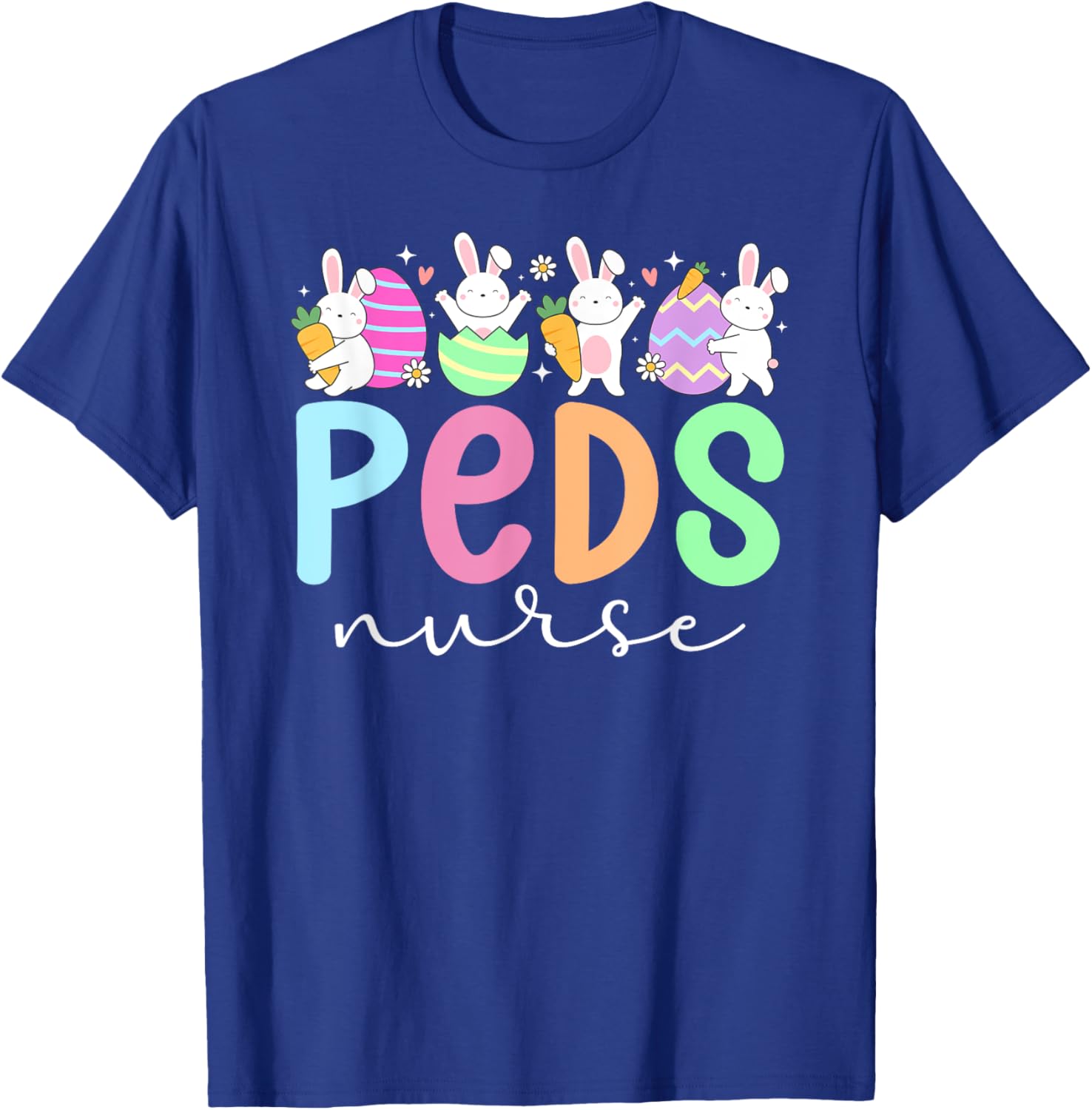 Pediatric Nurse Easter Bunny T-Shirt for Fun Easter Celebrations - 10