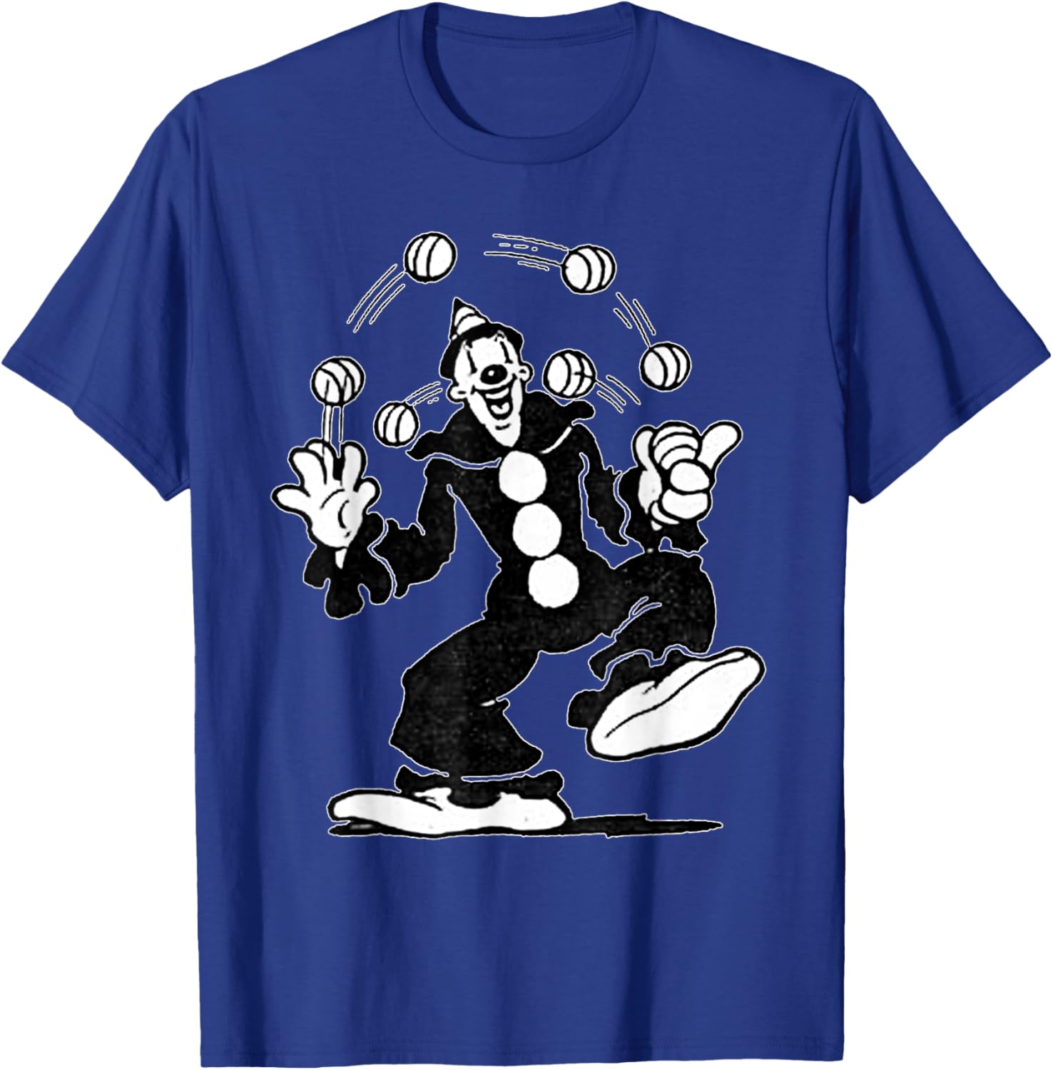 Koko the Clown Vintage Cartoon Juggling T-Shirt for Fun and Style - 7