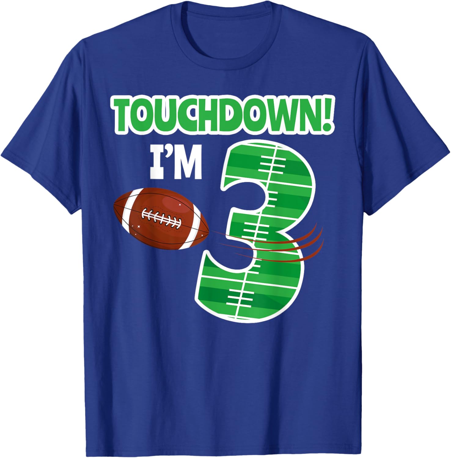Football 3rd Birthday Party T-Shirt for Kids - Perfect for Game Lovers - 12