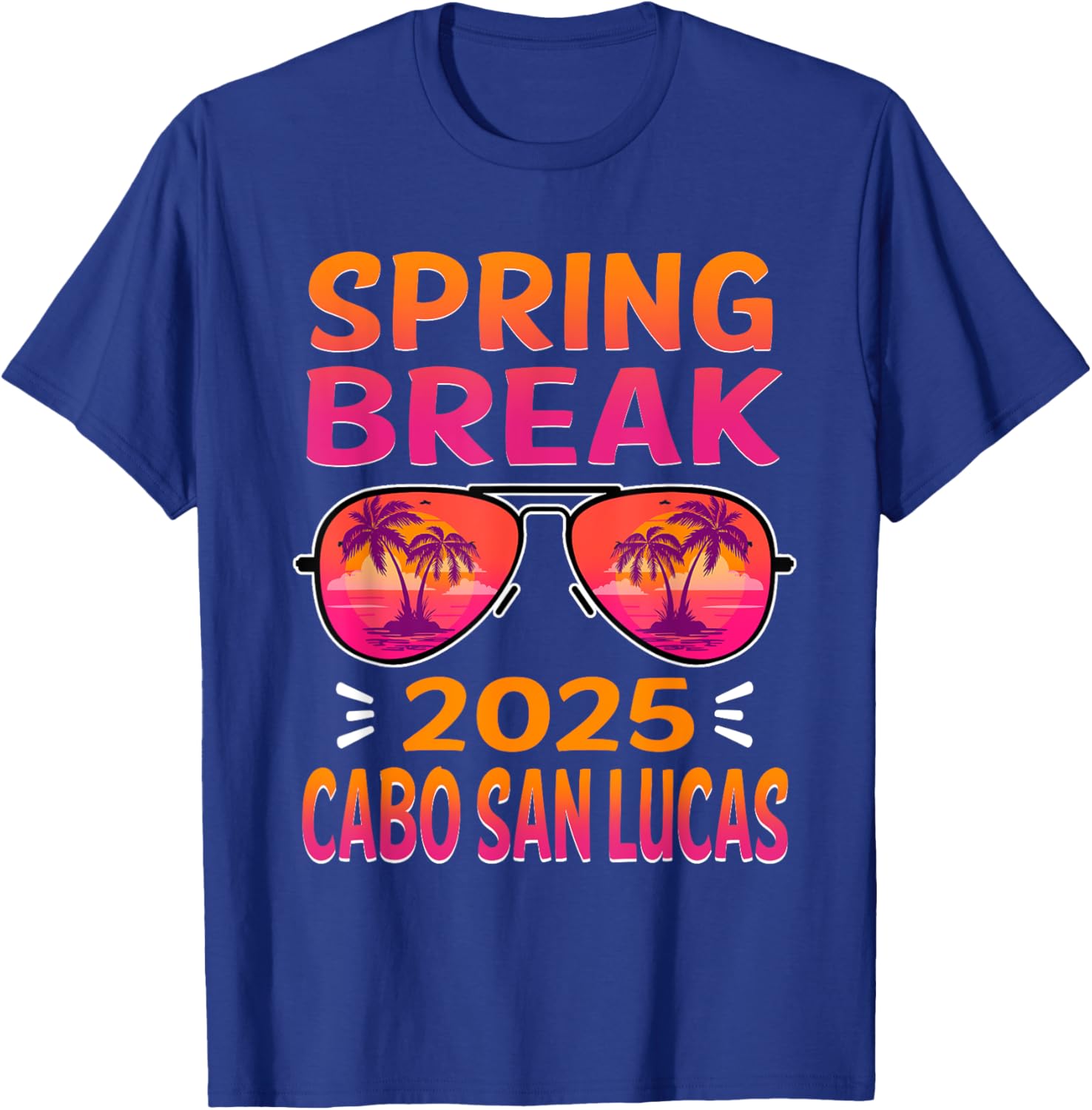 Spring Break Cabo San Lucas 2025 Retro T-Shirt for Beach Lovers - 8