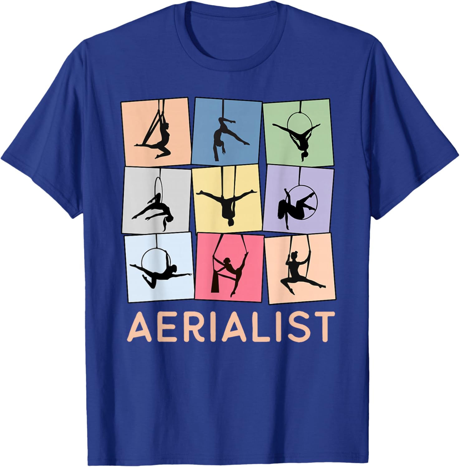 Fun Retro Aerialist T-Shirt for Aerial Hoop Lovers and Gift Ideas - 5