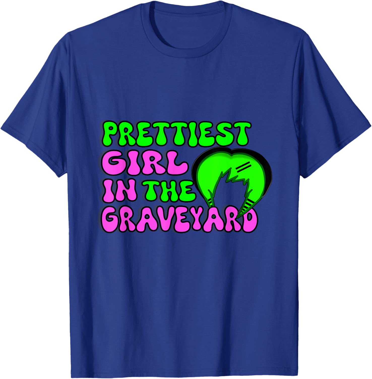 Y2K Emo Girl in Graveyard Scene T-Shirt for Stylish Kids - 7