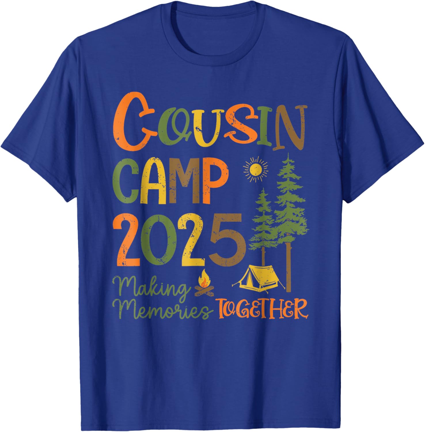 Cousin Camp 2025 Matching T-Shirts for Family Fun and Memories - 24