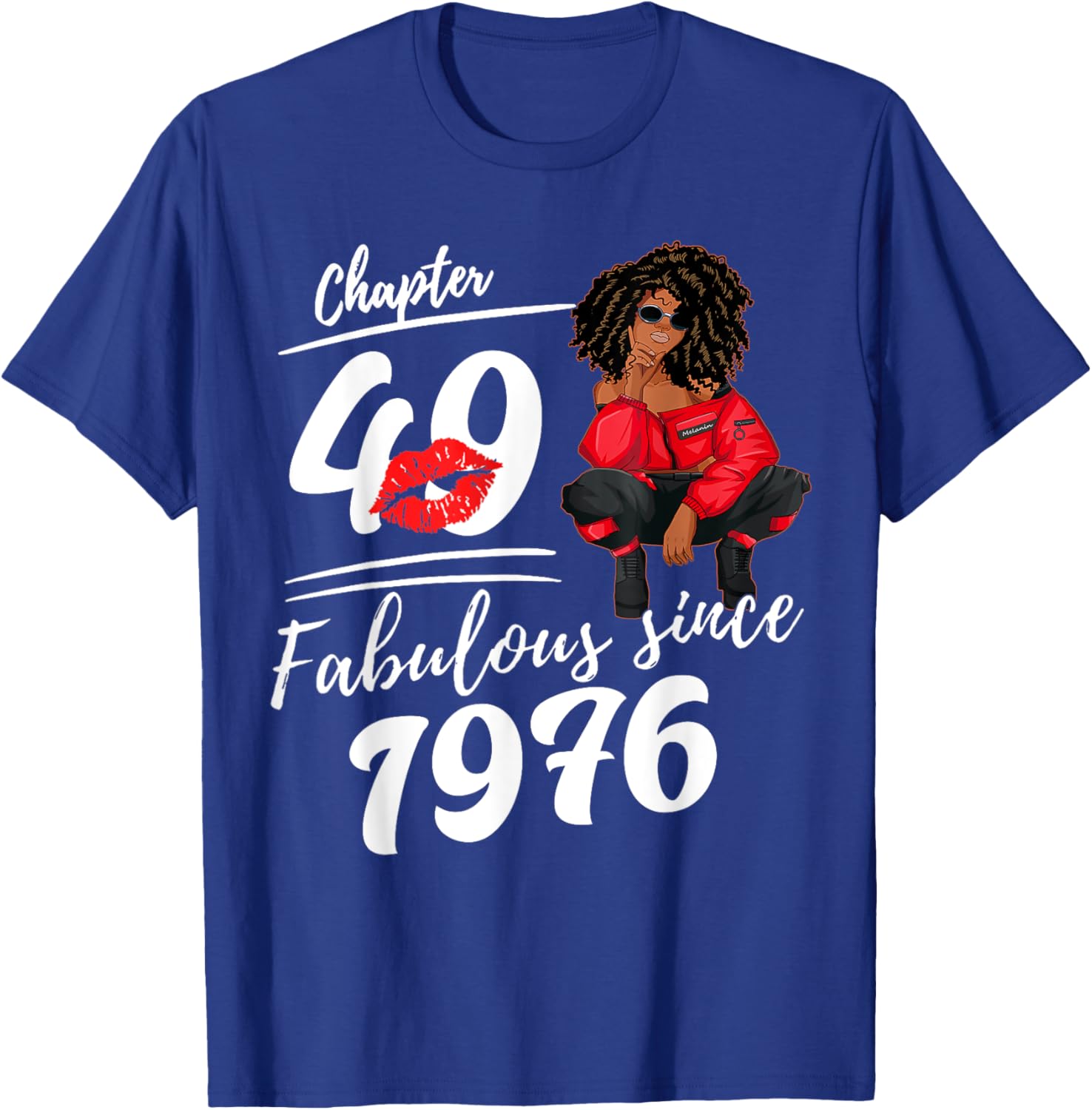 Fabulous Since 1976 49th Birthday Queen T-Shirt for Women Celebrations - 11
