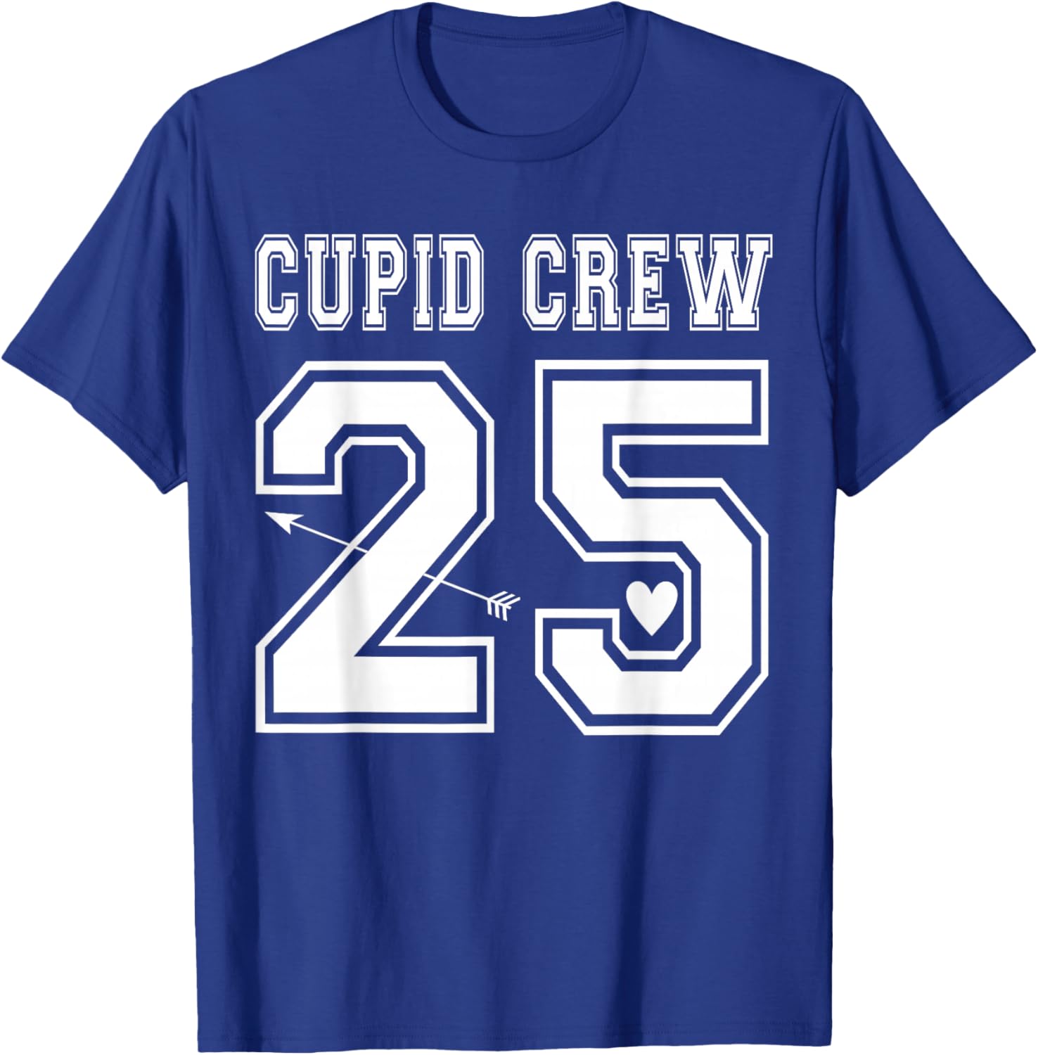 Cupid Crew 2025 Valentine's Day Love Sports Jersey Style T-Shirt - 24