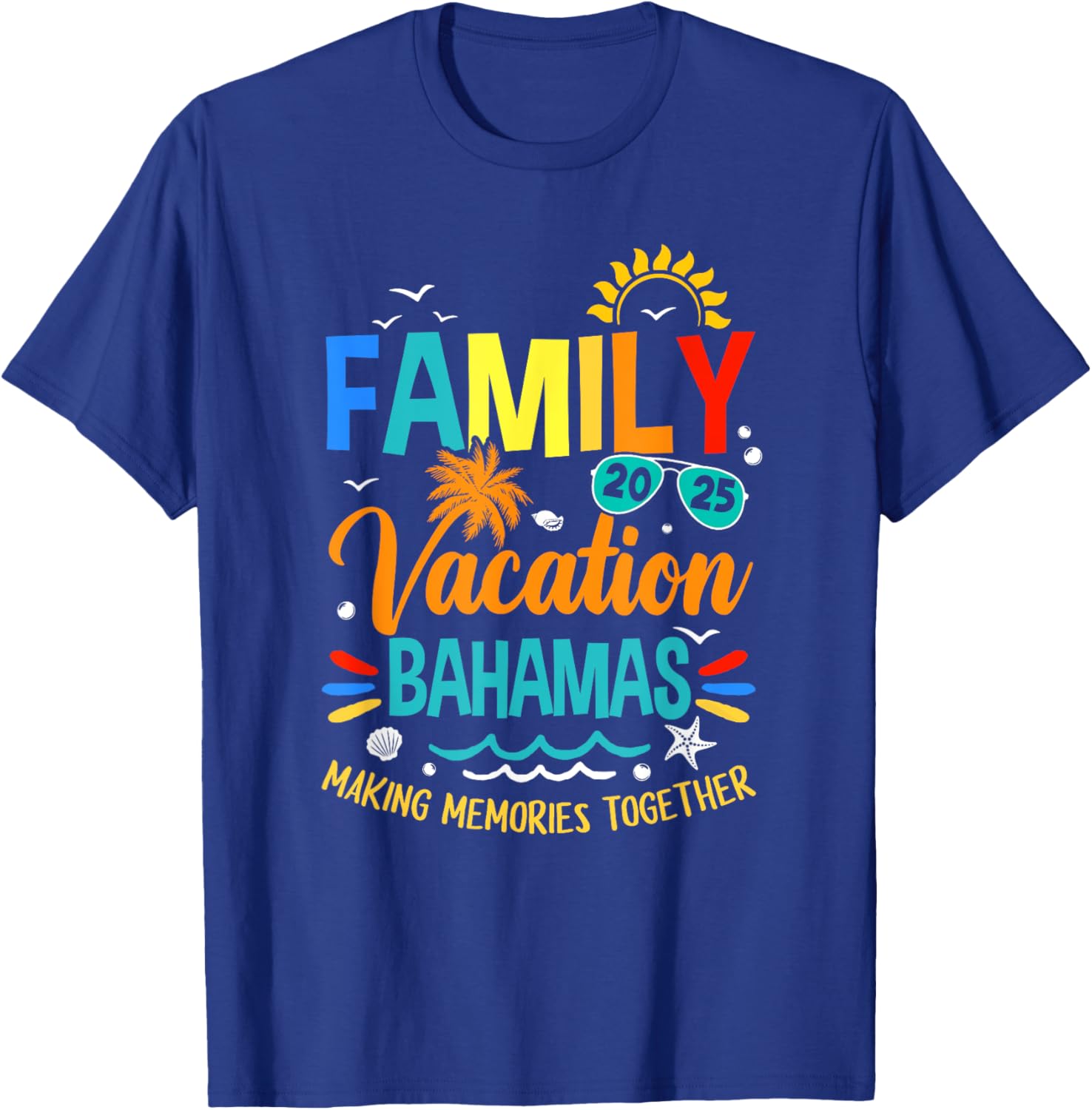 Family Vacation 2025 Bahamas T-Shirt for Making Memories Together - 8
