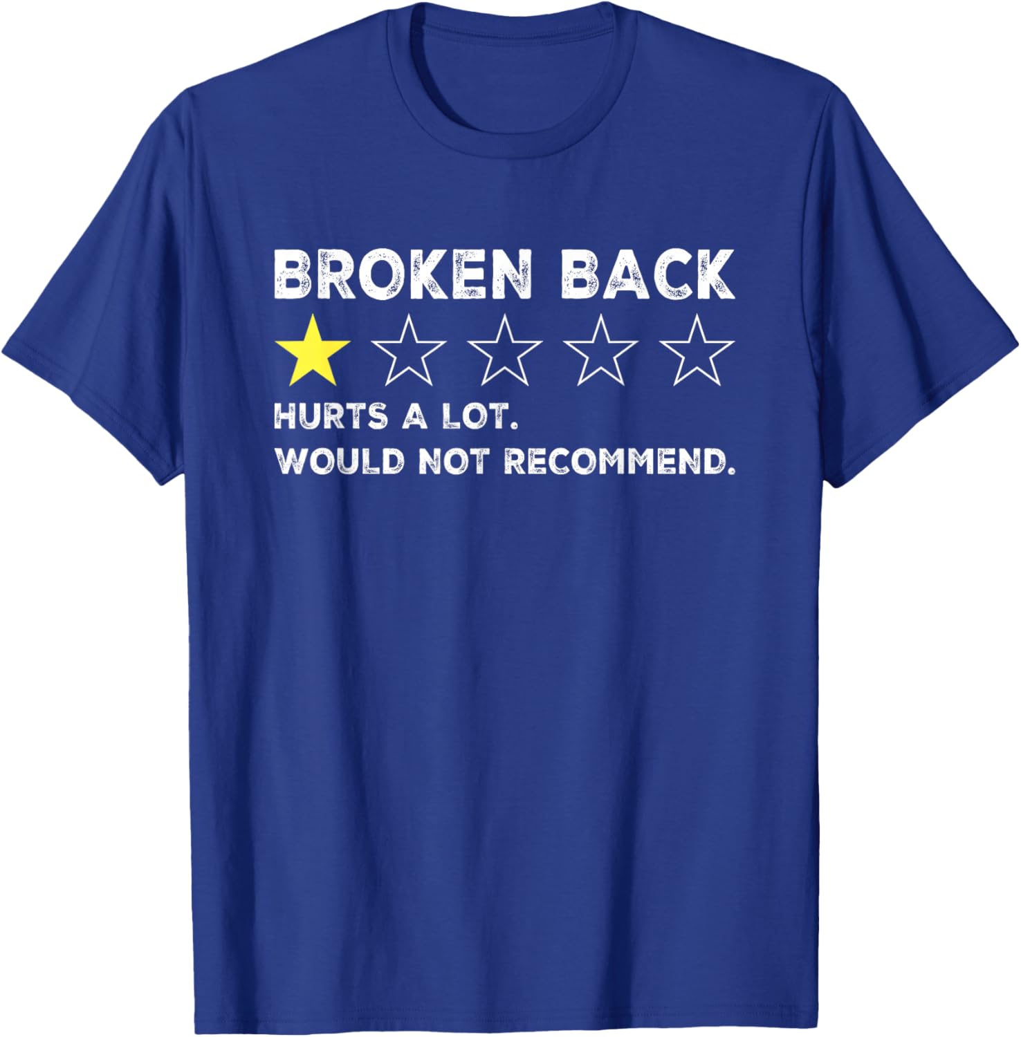 Funny Get Well Soon T-Shirt for Broken Back Spine Injury Recovery - 6