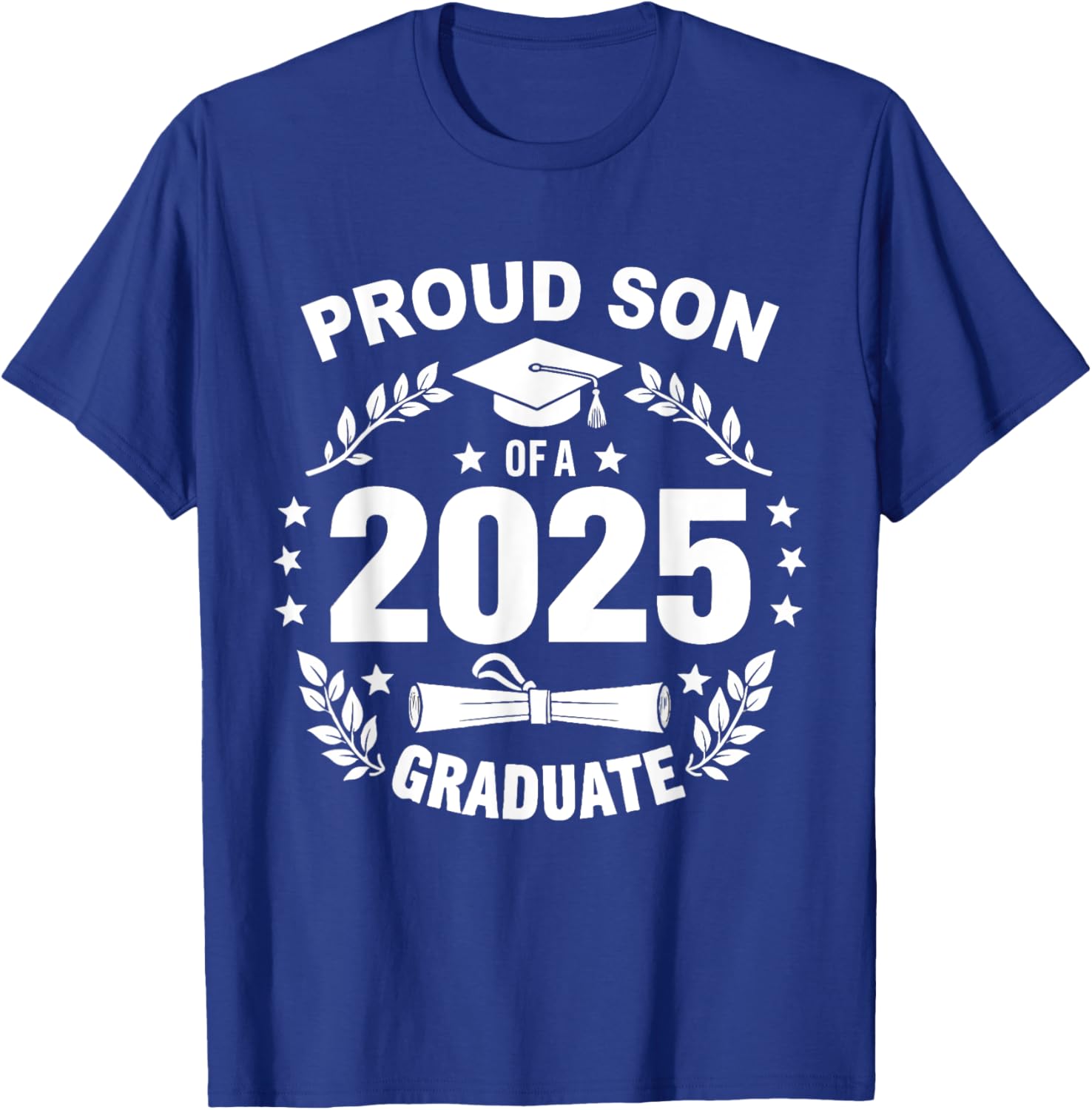 Proud Son of a 2025 Graduate T-Shirt for Class of 2025 Celebration - 4