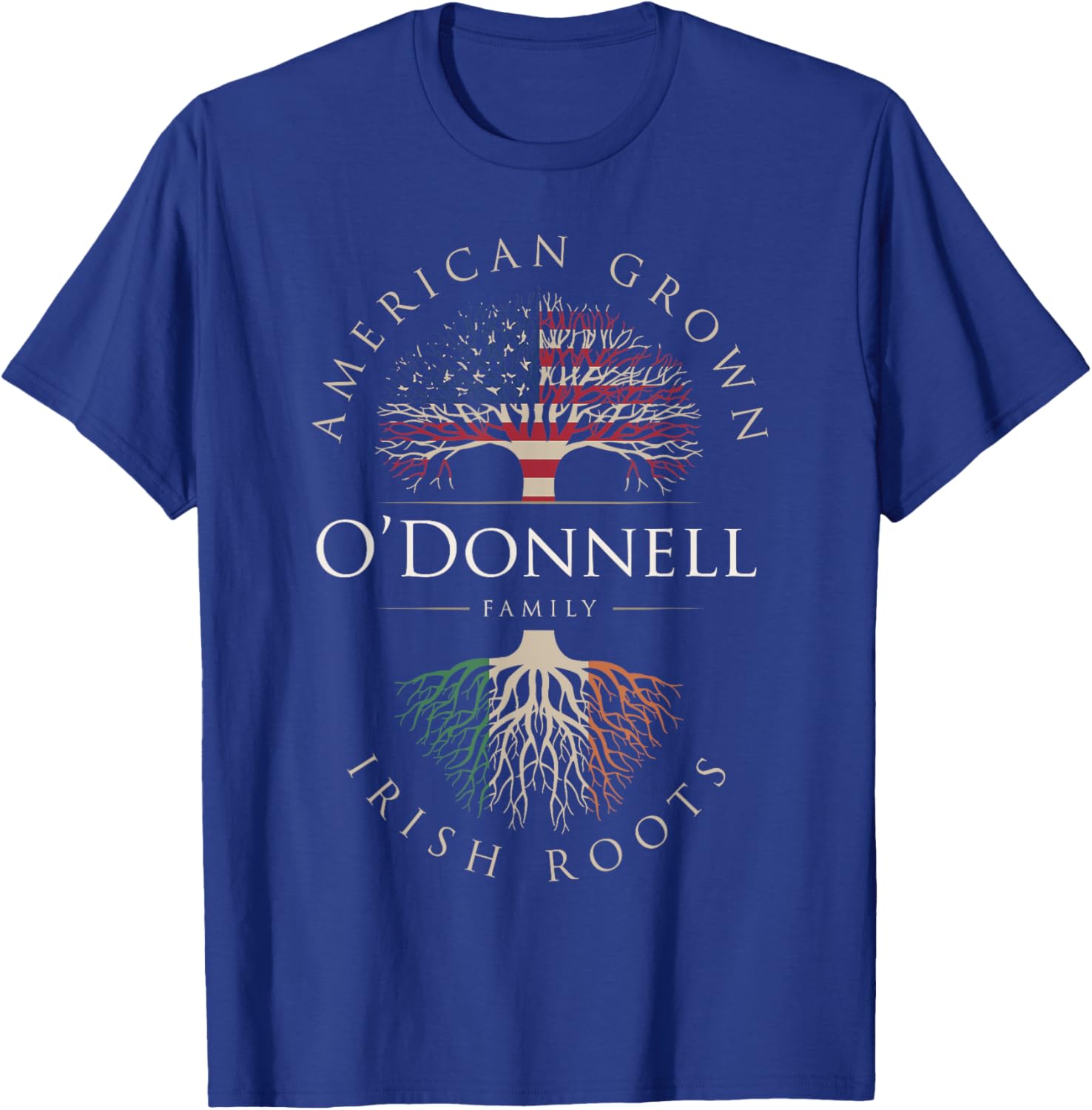 O'Donnell Family Name T-Shirt American Grown Irish Roots for Proud Wearers - 4