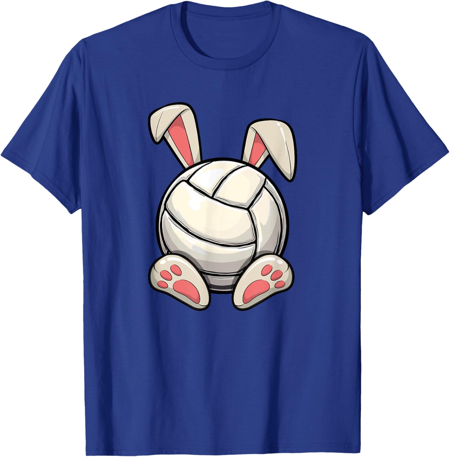 Easter Volleyball Bunny Ears T-Shirt for Kids' Egg Hunt Fun - 11
