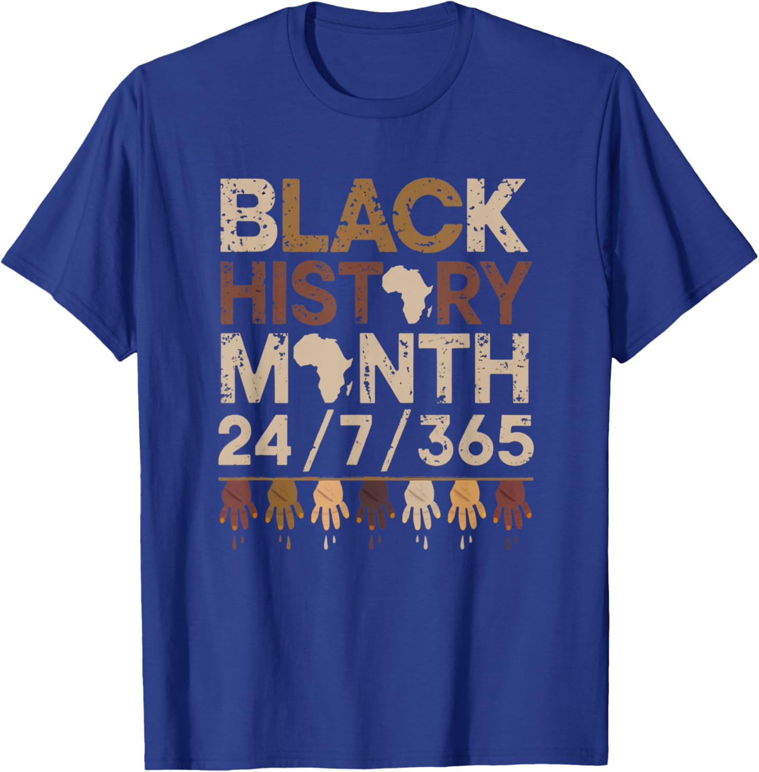 Black History Every Day Afro Motivation T-Shirt for Proud Wearers - 8