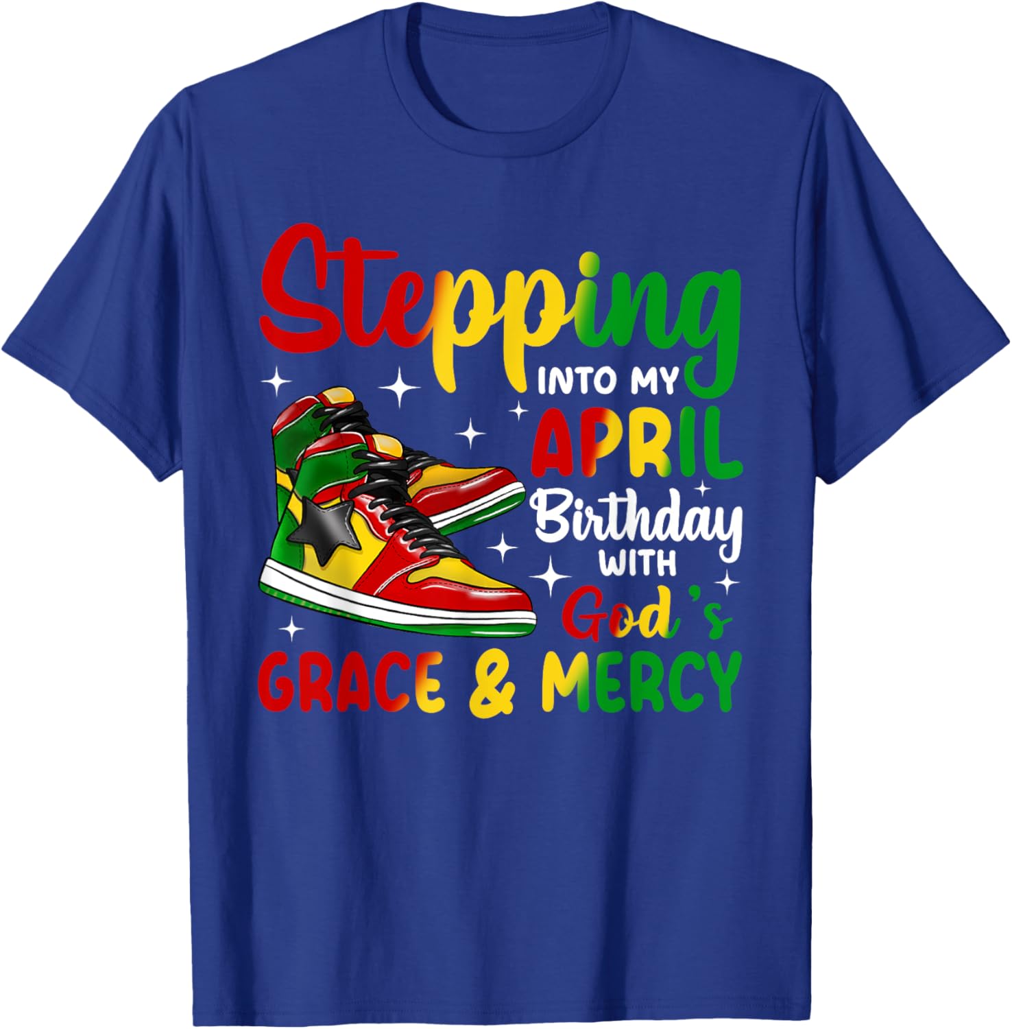 April Birthday T-Shirt for African American Women and Men - Stylish Gift - 3