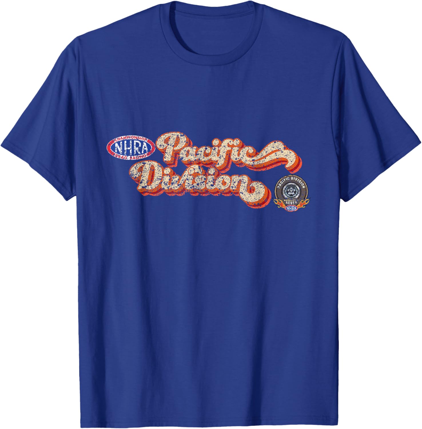 NHRA Pacific Division Vintage T-Shirt for Racing Enthusiasts and Fans - 27