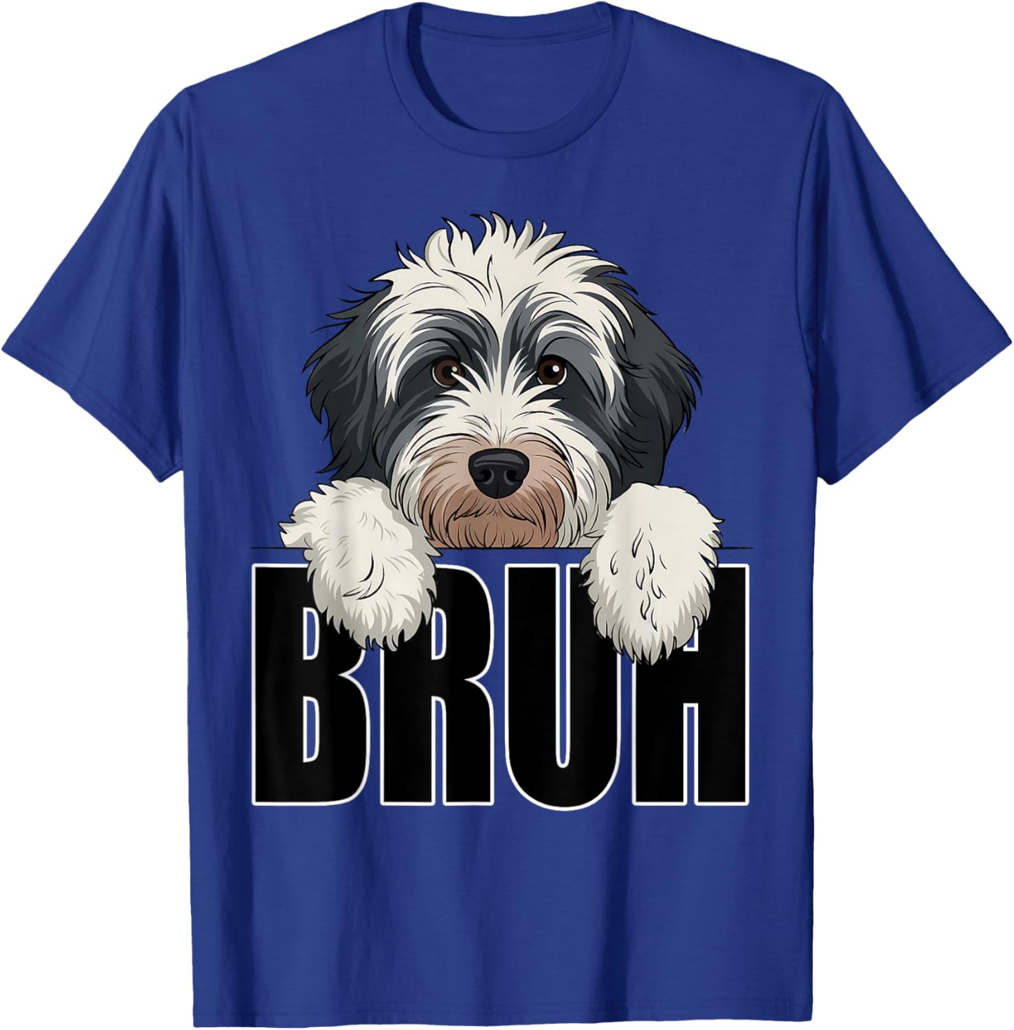 Funny Bruh Bernedoodle T-Shirt for Dog Lovers - Perfect for Boys and Kids - 16