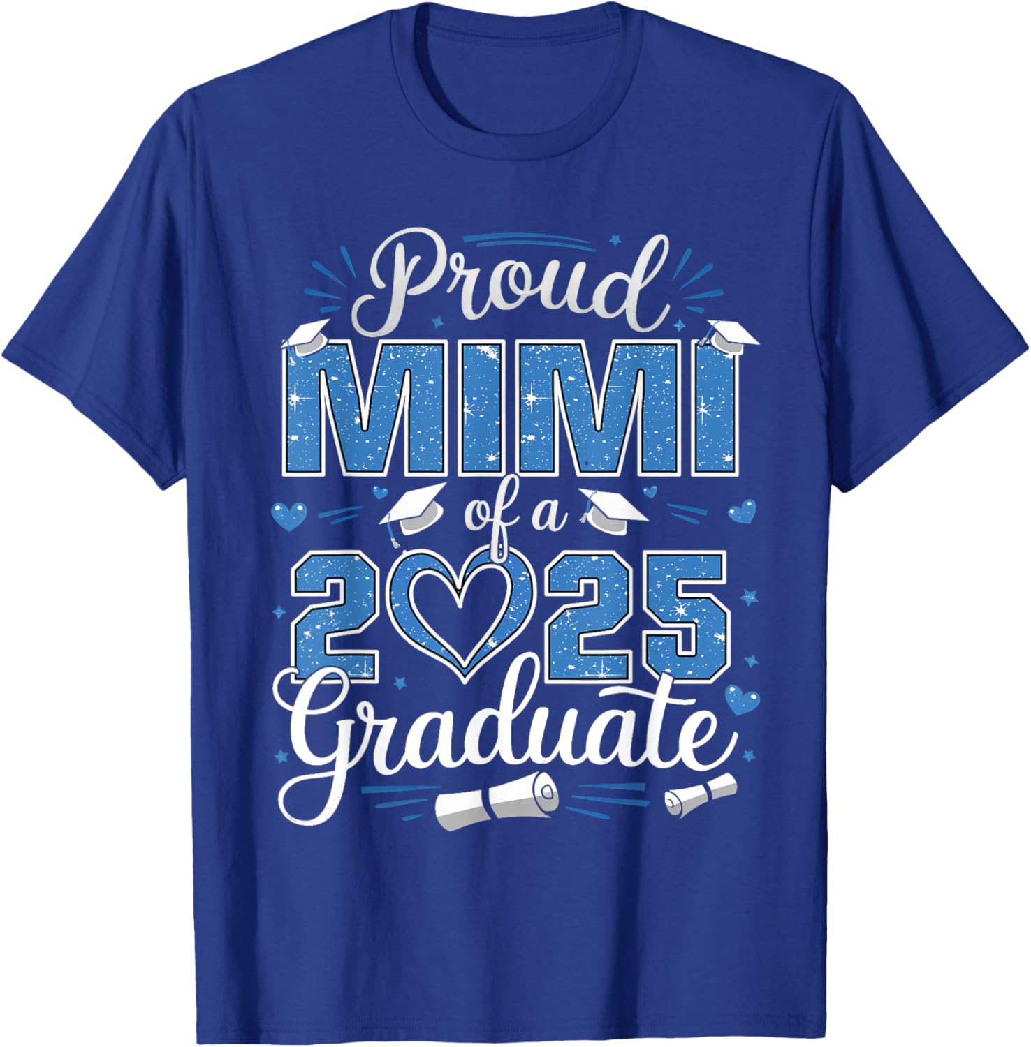 Proud Mimi of a Class of 2025 Graduate T-Shirt for Senior Celebrations - 25
