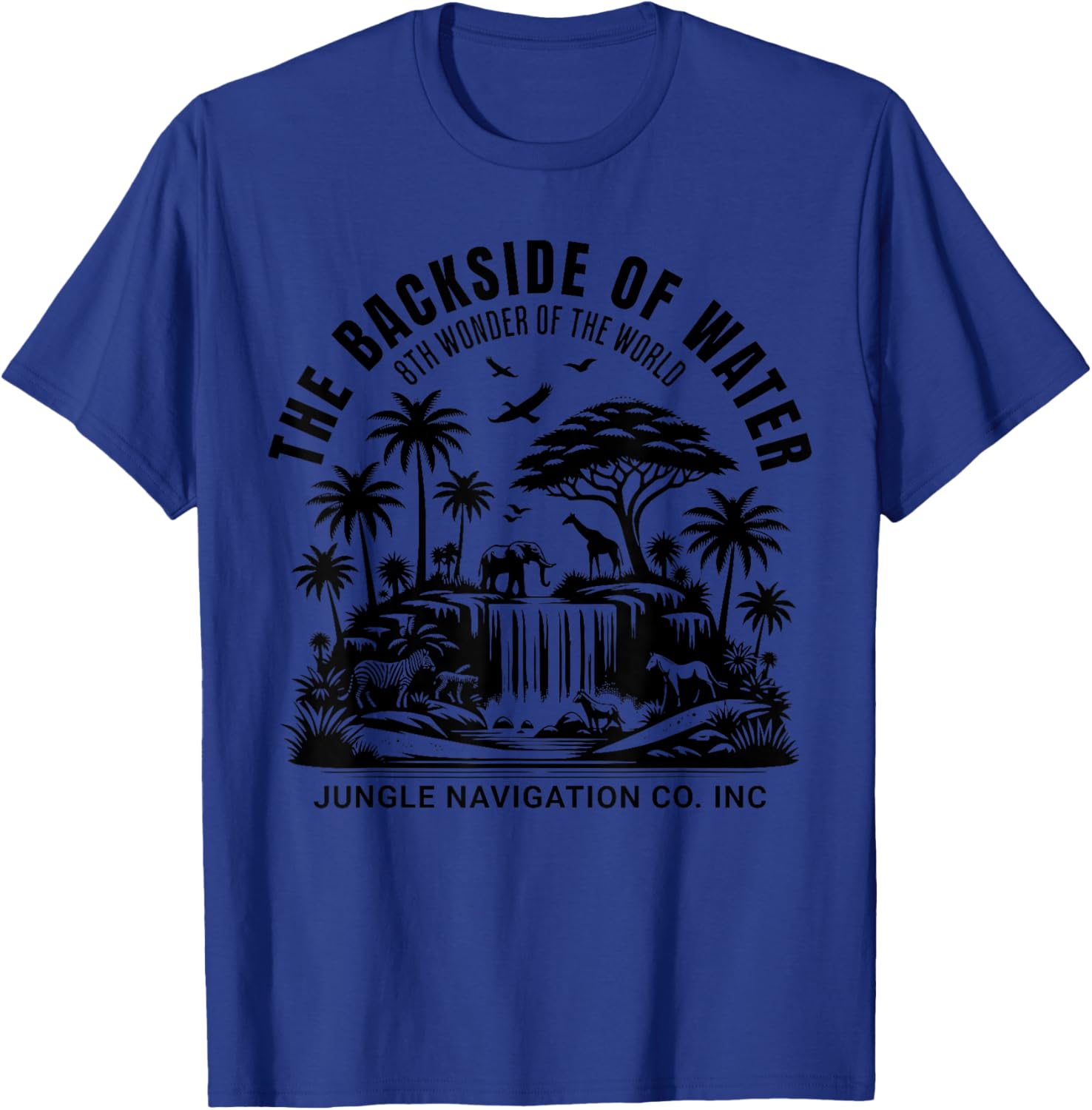Jungle Adventure T-Shirt Backside of Water Cruise Theme Park Ride - 17