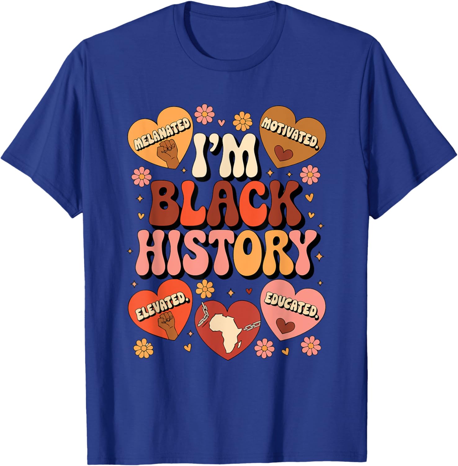 Black History Pride Afro Motivation T-Shirt for Empowered Style - 4