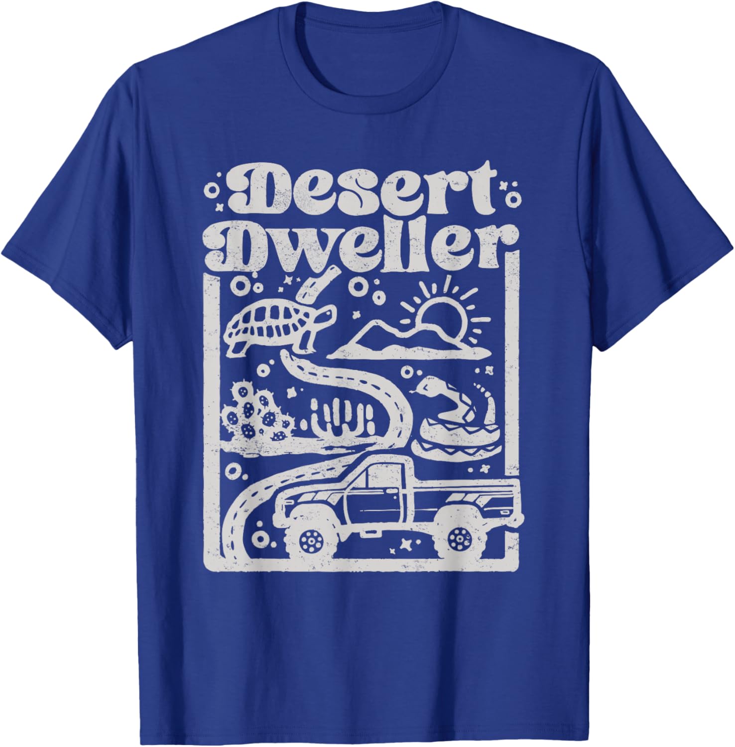 Vintage Desert Dweller Mountain Tee for Vehicle Lovers - Stylish T-Shirt - 2