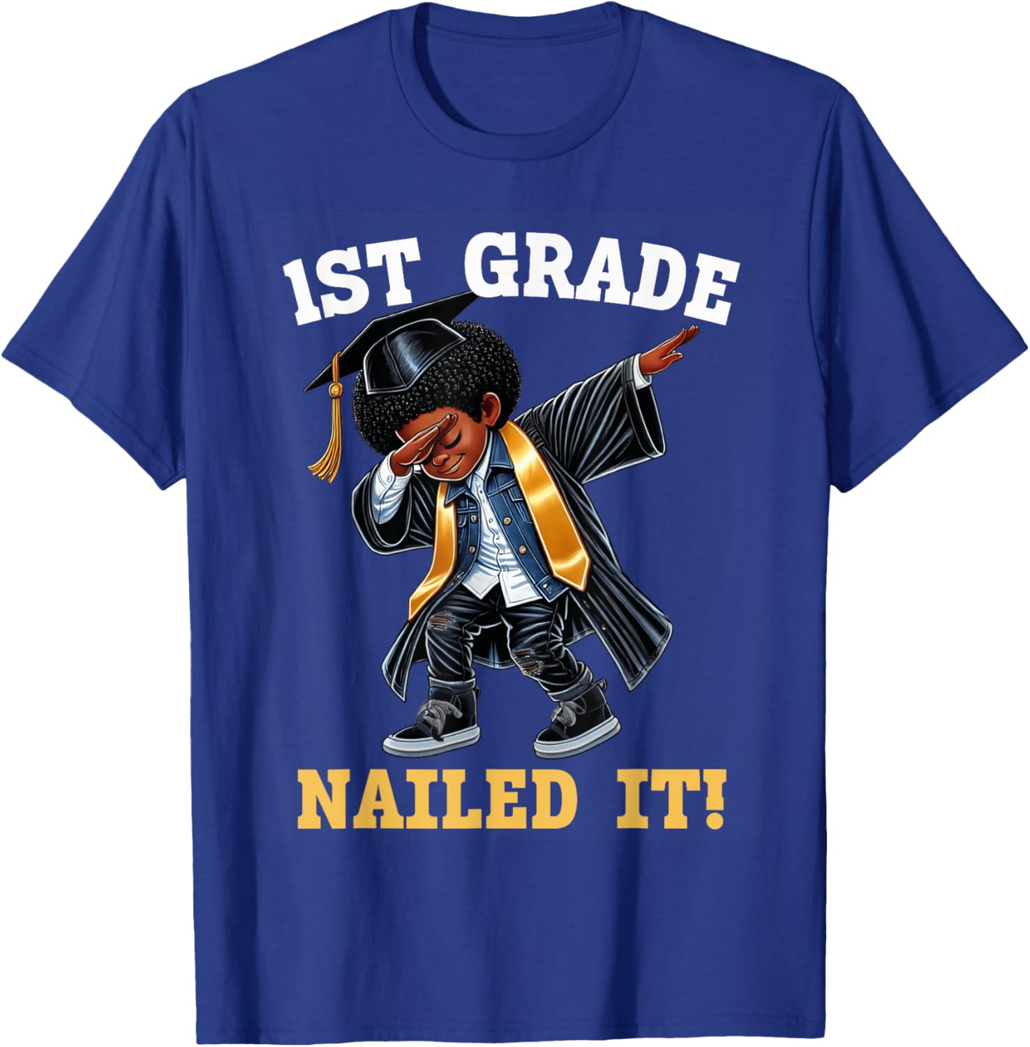 Dabbing Graduation Boys 1st Grade T-Shirt Class of 2025 Fun Apparel - 10