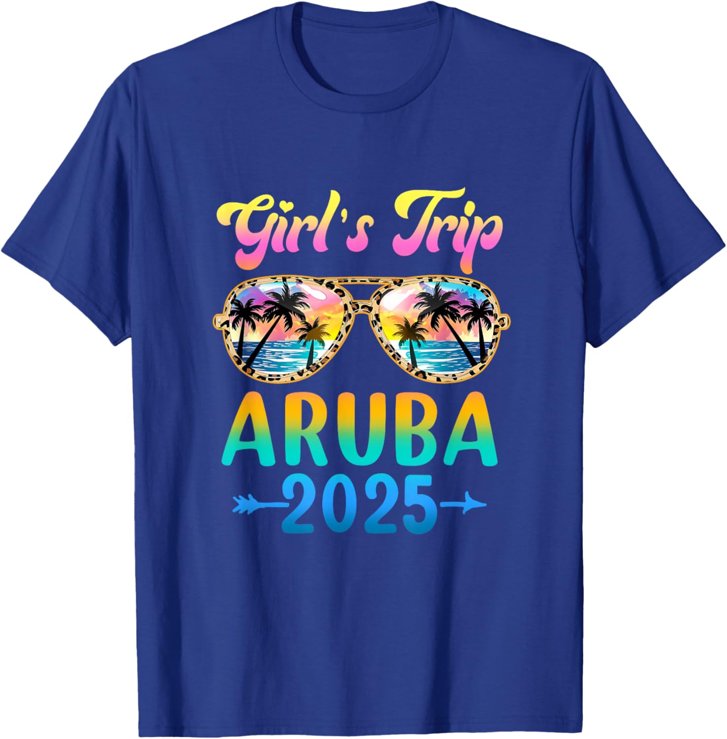 Girls Trip Aruba Summer Vacation Sunglasses T-Shirt for Fun Adventures - 5
