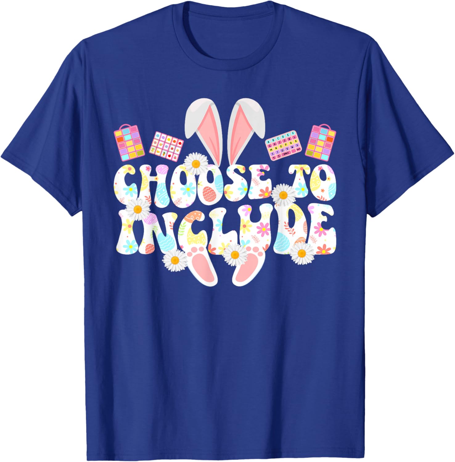 Groovy Easter Bunny Special Education Teacher T-Shirt for SPED Lovers - 3