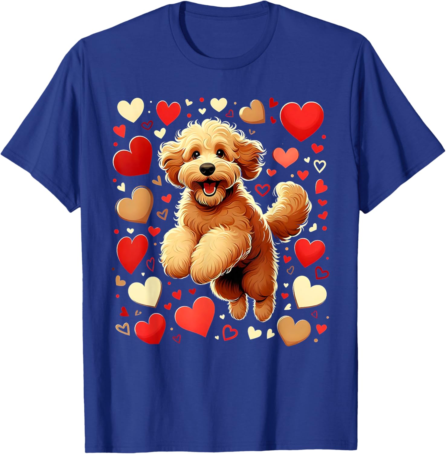 My Goldendoodle Is My Valentine Heartfelt Love T-Shirt for Dog Lovers - 1
