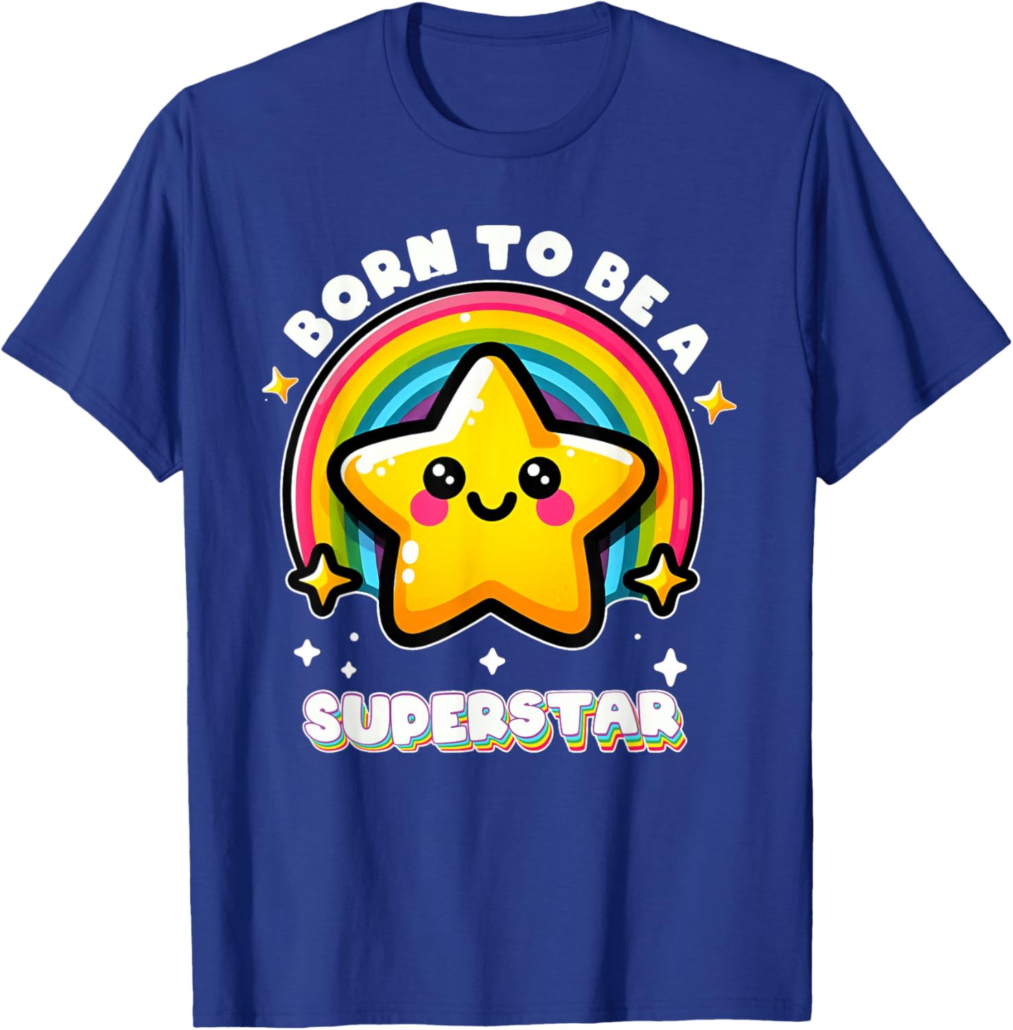 Funny Rainbow Kawaii Star Kids T-Shirt I'm Going To Be A Superstar - 14