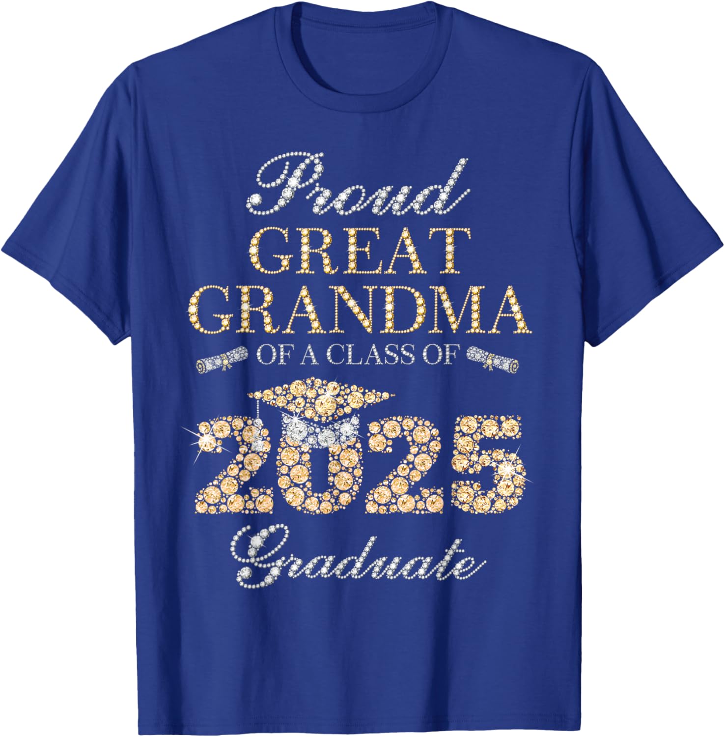 Proud Great Grandma Class of 2025 Graduate T-Shirt Gift for Grandma - 6
