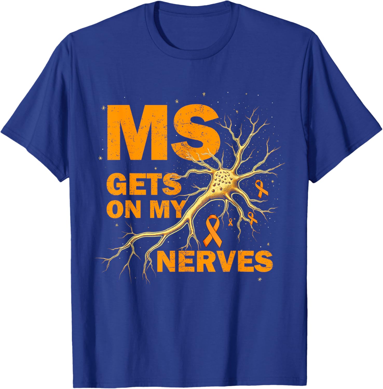 MS Awareness T-Shirt for Multiple Sclerosis Support - Cute & Comfy Design - 1