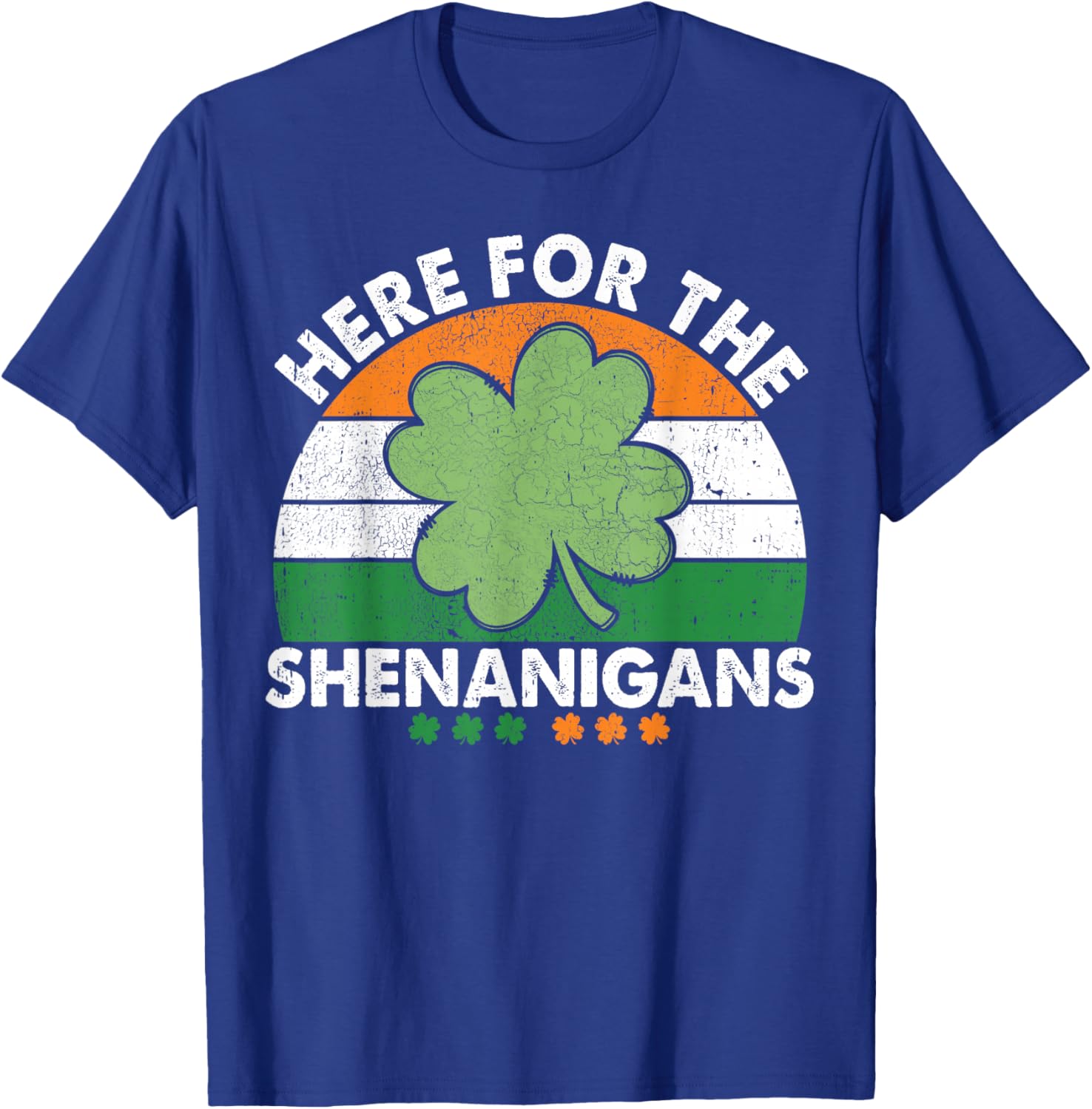 Here For The Shenanigans St Patricks Day T-Shirt Fun Irish Apparel - 7
