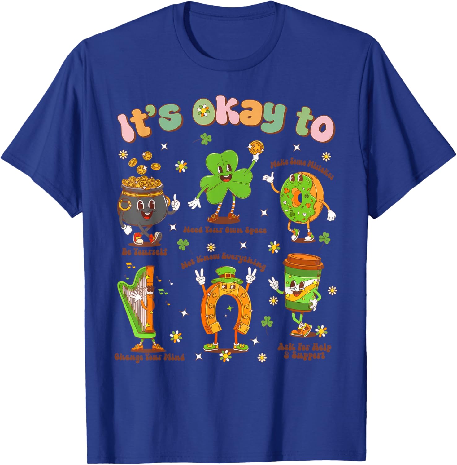 St Patrick's Day School Counselor Shamrock T-Shirt for Festive Fun - 4