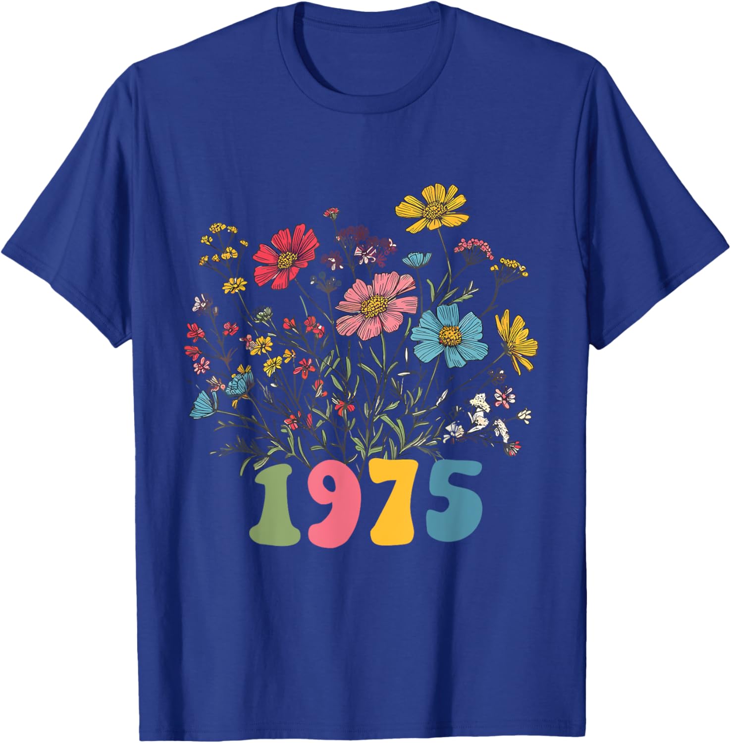 Wildflower 1975 50th Birthday T-Shirt for Women – Celebrate with Style! - 2