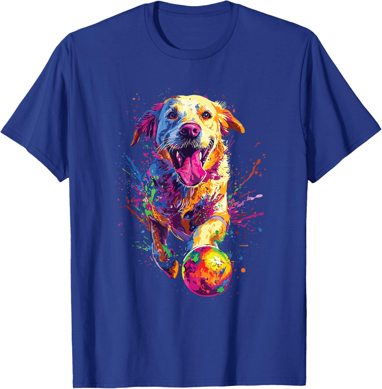 Colorful Labrador Retriever T-Shirt Perfect for Dog Lovers and Fans - 10