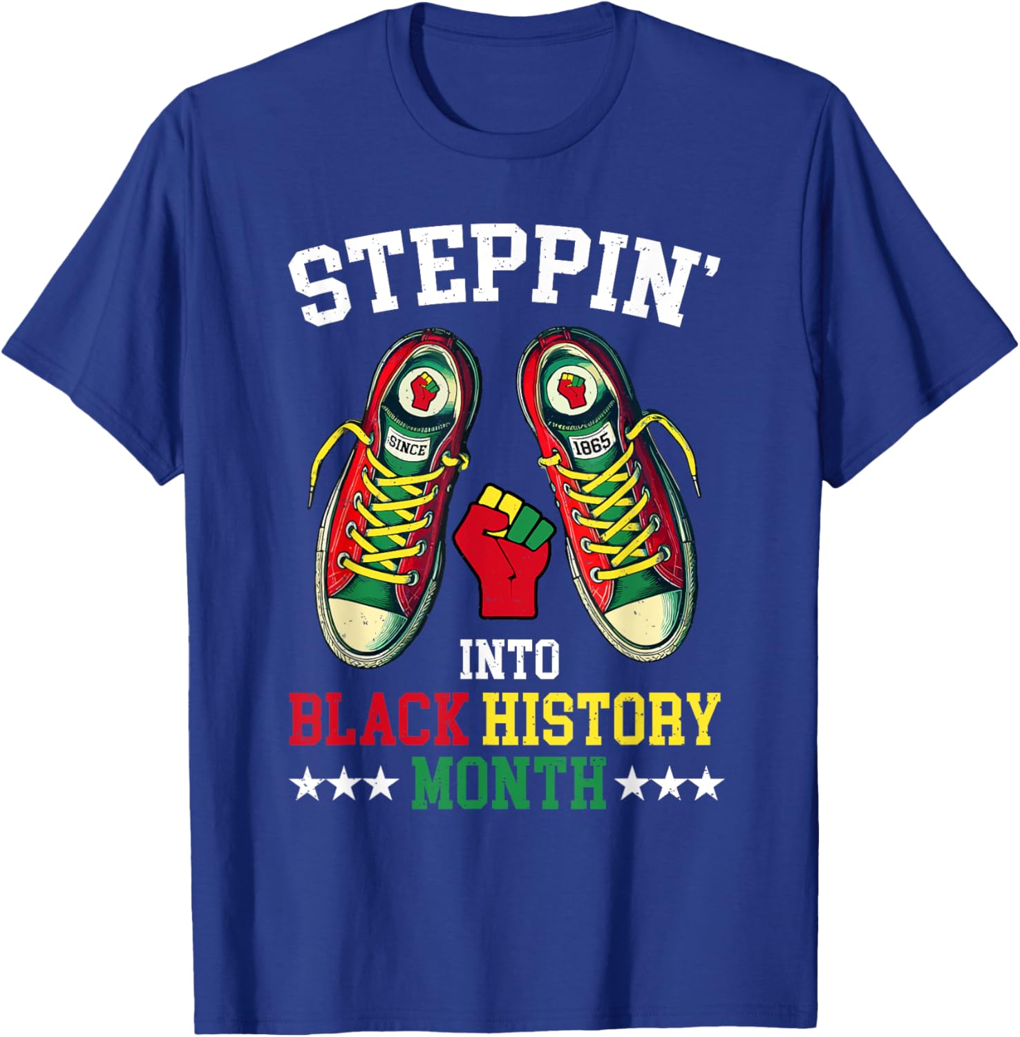 Empower Your Style with Steppin Into Black History Month T-Shirt - 14