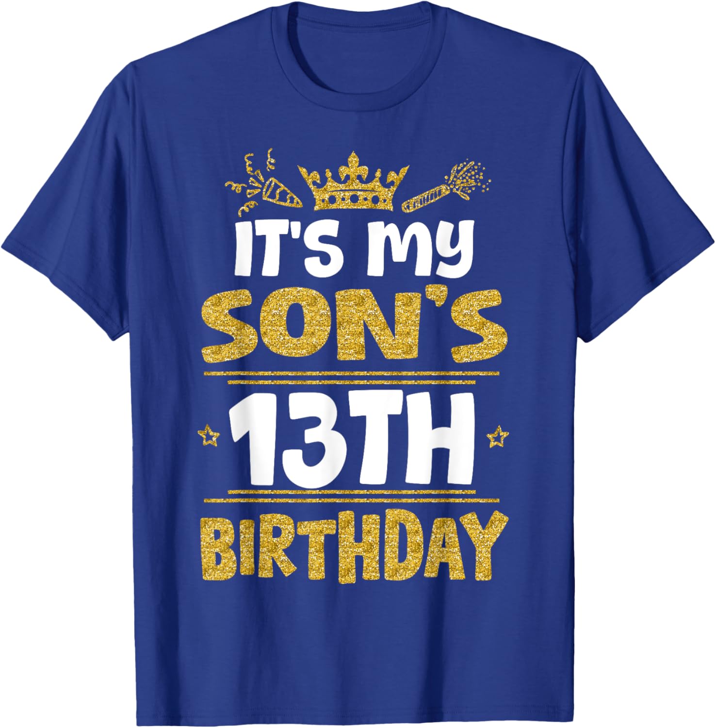 Happy 13th Birthday Son T-Shirt for Boys - Fun 13 Years Old Gift - 8