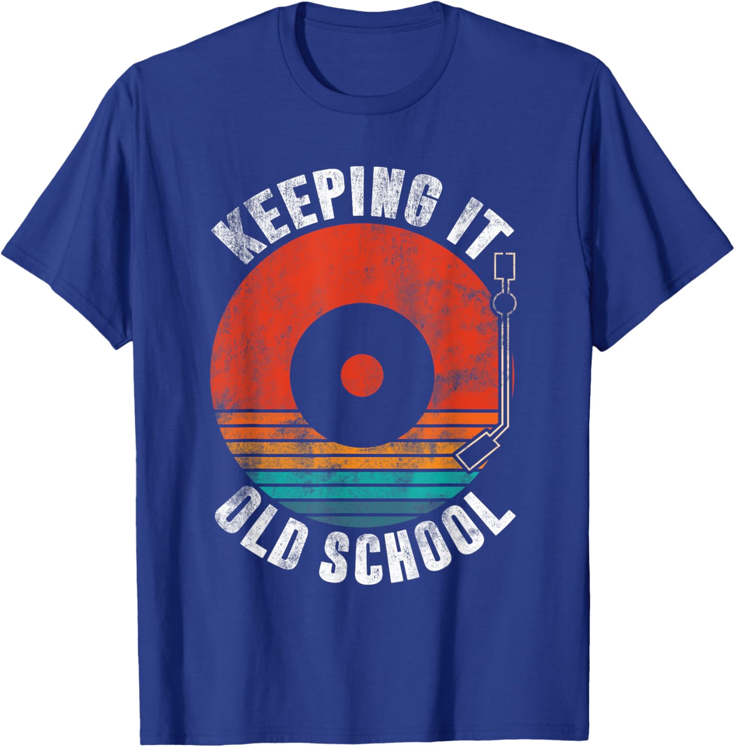 Retro Vinyl Record Player T-Shirt | Keeping It Old School Style - 9