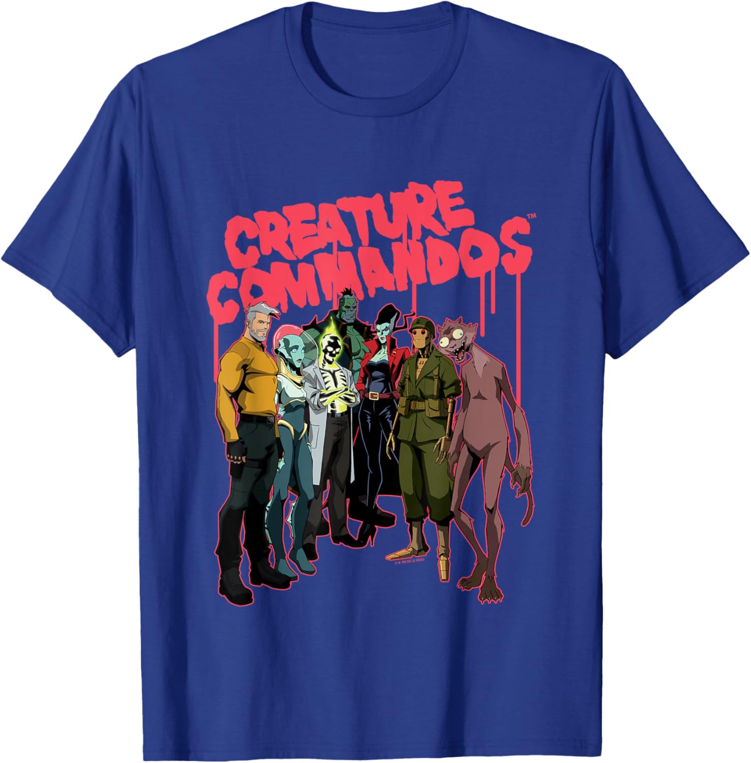 Creature Commandos Task Force M Group Shot T-Shirt for Fans and Collectors - 2