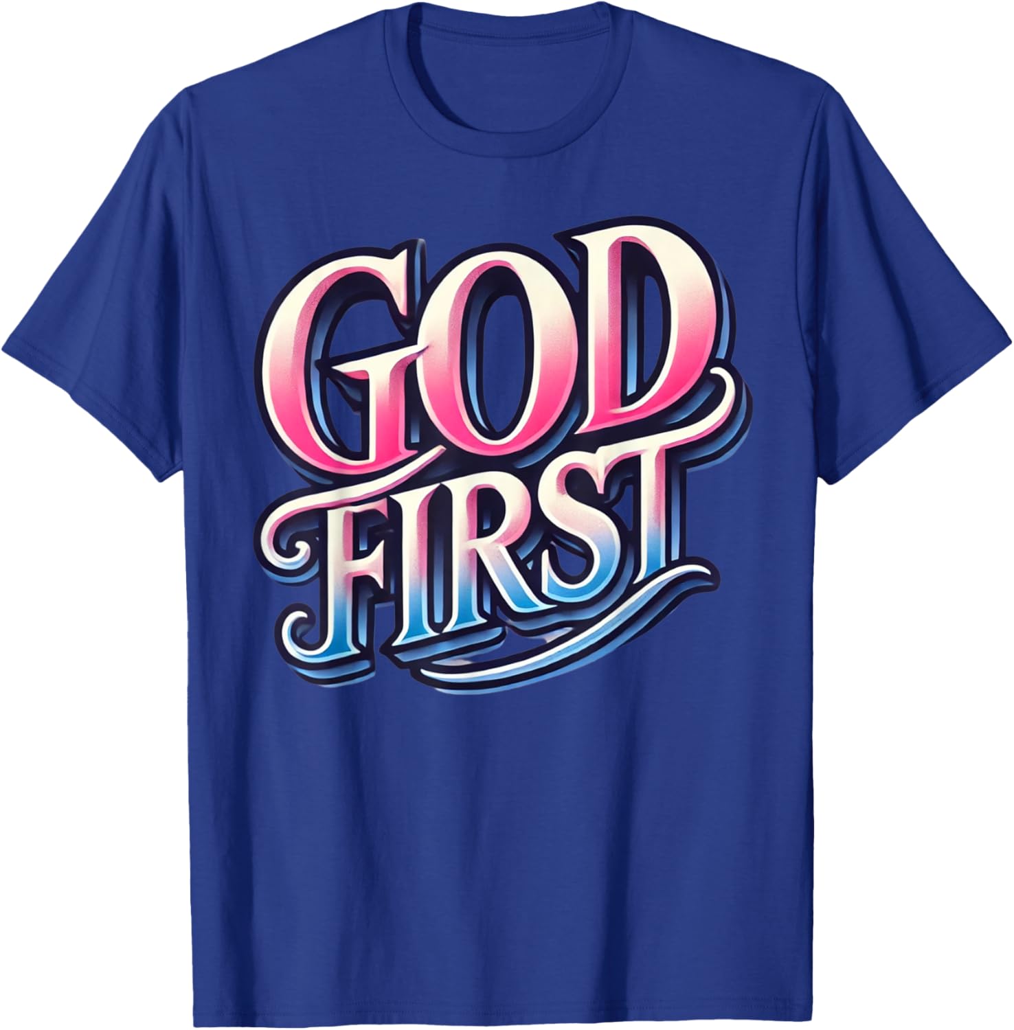 Funny Religious Family T-Shirt Unisex Modern Classic Fit Black Small - 9