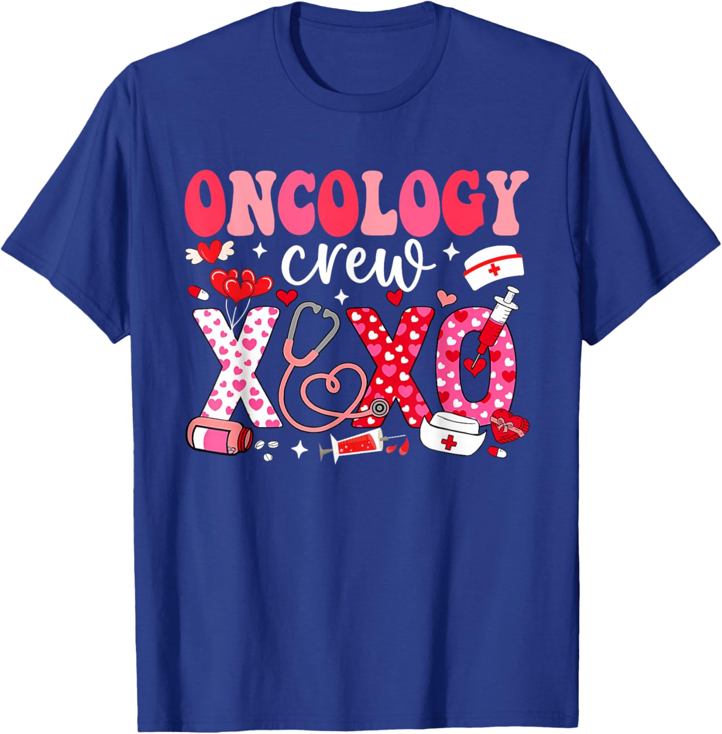Oncology Nurse Valentines Day T-Shirt for Caring Healthcare Heroes - 3