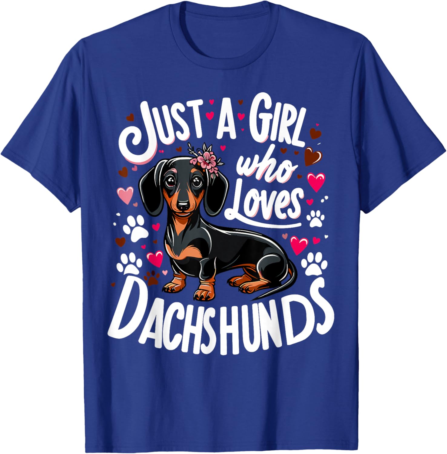 Dachshund Lover T-Shirt for Girls – Perfect Gift for Dog Moms - 8