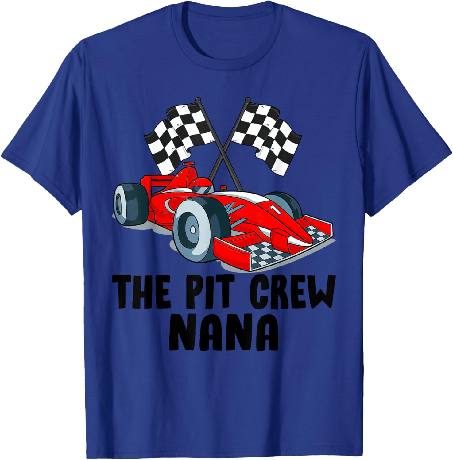 Nana Pit Crew Race Car Birthday Party Family T-Shirt for Racing Fans - 6