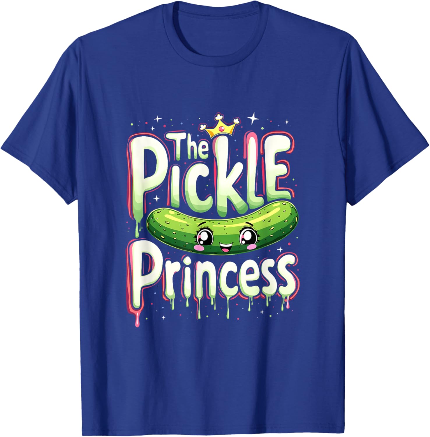 Cute Pickle Princess Ballet Fans T-Shirt for Pickle Lovers and Dancers - 10