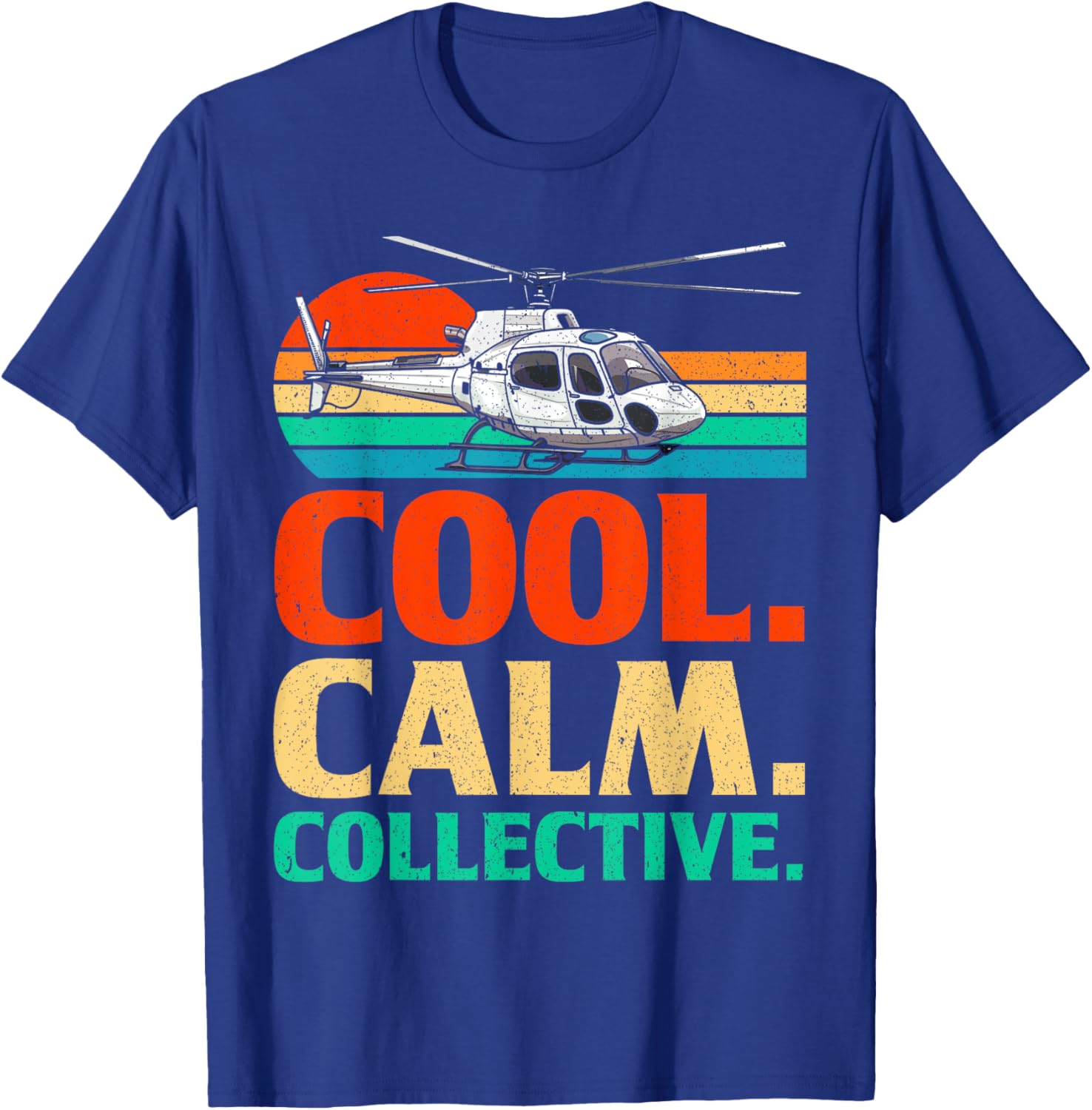 Vintage Helicopter Pilot T-Shirt for Aviation Enthusiasts - Calm Collective - 12
