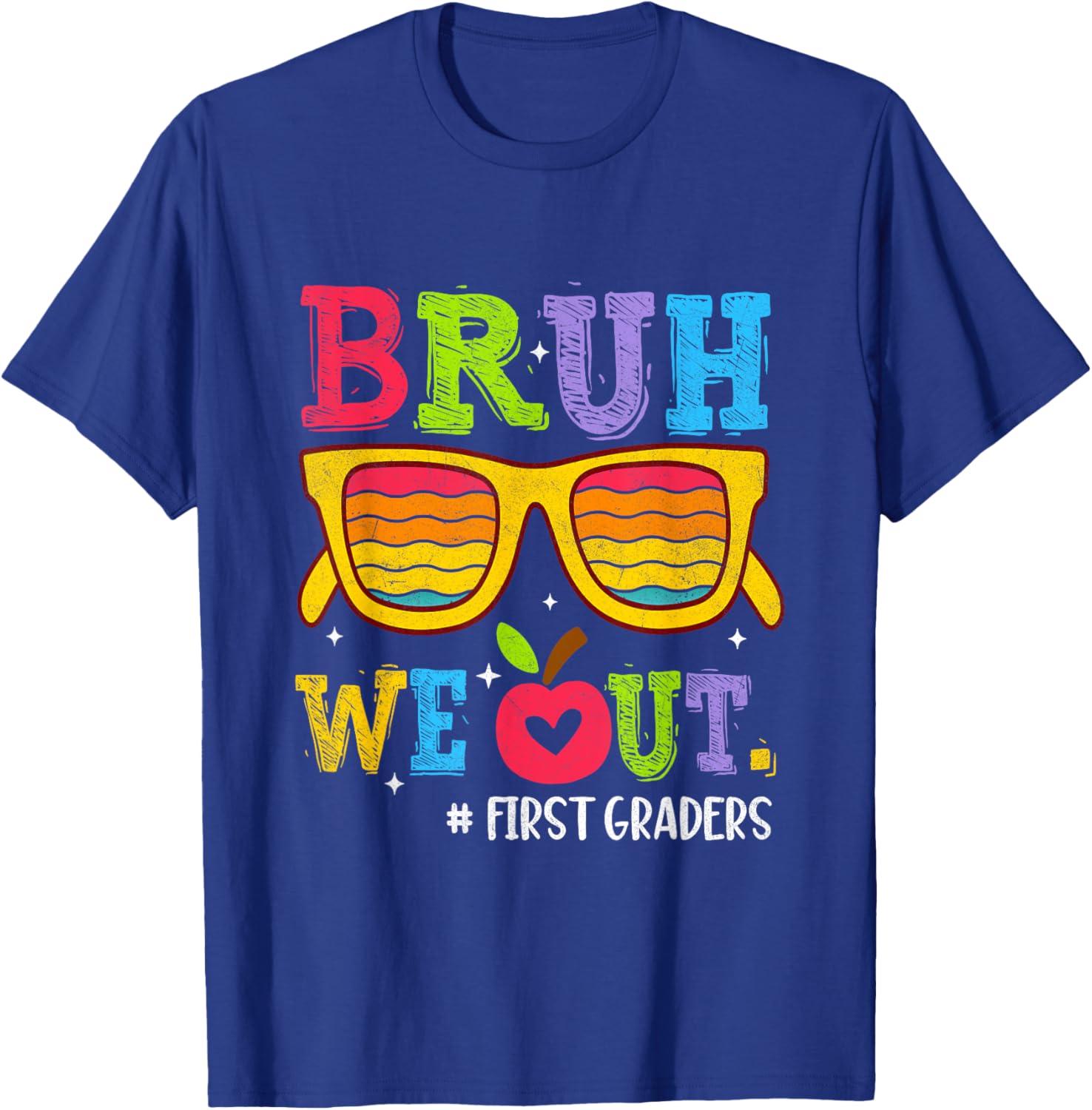 Bruh We Out First Graders Graduation T-Shirt Perfect for 1st Grade Celebrate - 4