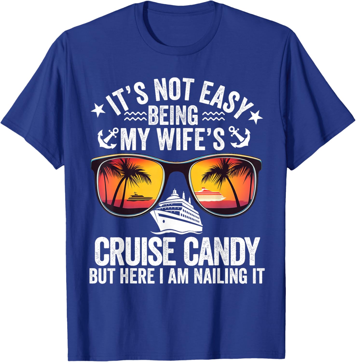 Funny Cruise Candy Husband T-Shirt for My Wife's Supportive Partner - 6