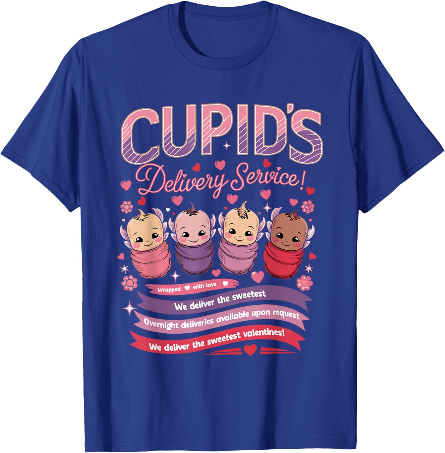 Nurse Valentine Cupid's Delivery Service Labor and Delivery T-Shirt - 11