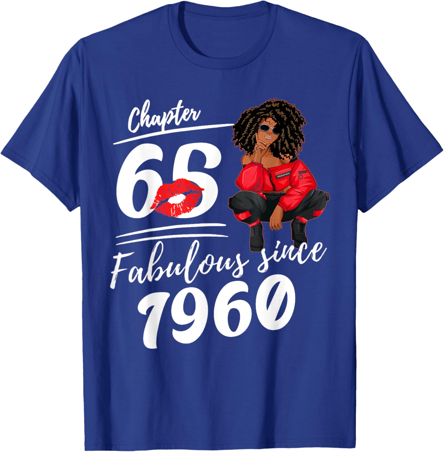 Fabulous Since 1960 65th Birthday Queen T-Shirt for Women - 6