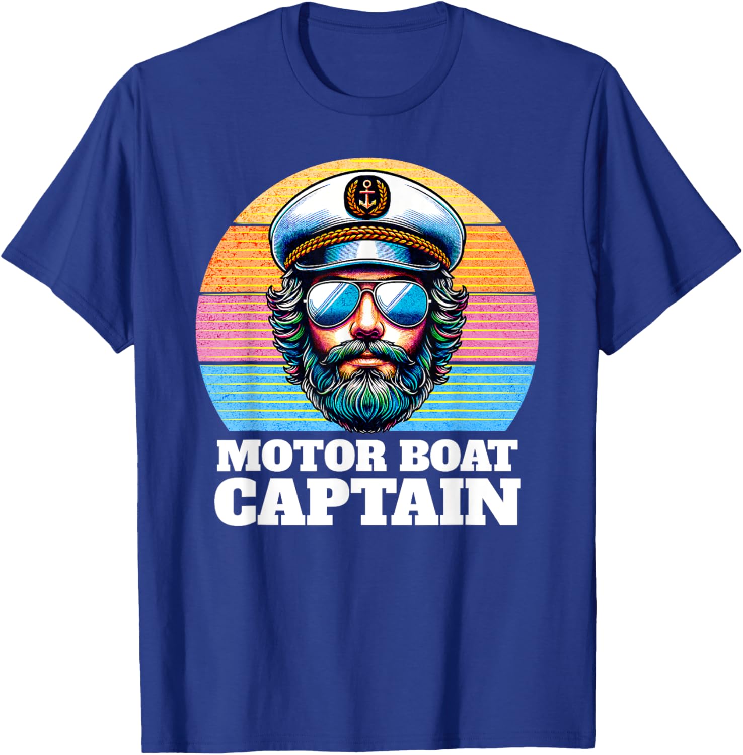 Funny Motor Boat Captain T-Shirt for Men and Women, Nautical Humor Apparel - 19