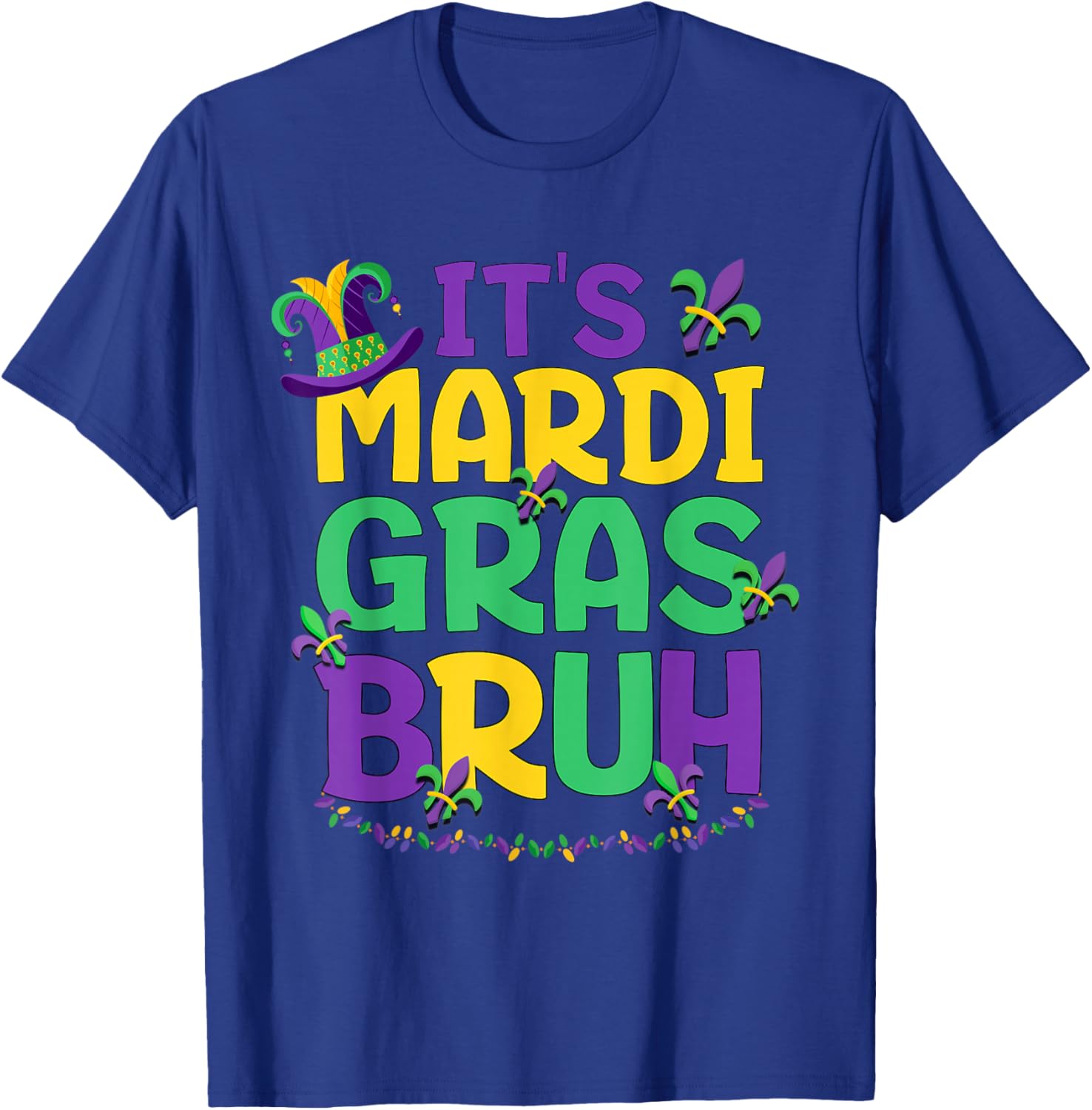 Cool Bruh Mardi Gras T-Shirt for Teens and Boys Celebrating Carnival Fun - 3