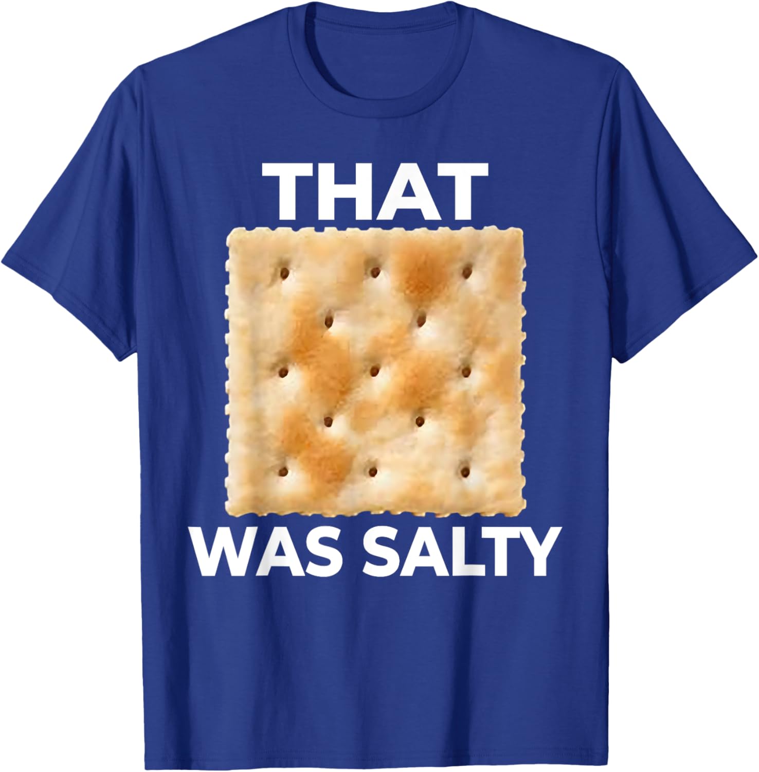 Salty Funny Saltine Soda Cracker T-Shirt for Food Lovers and Fun Gifts - 4